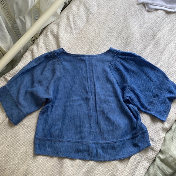Zara Blouse Denim color - Picture 2 of 5